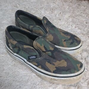Vans Kids Camouflage Slip-Ons